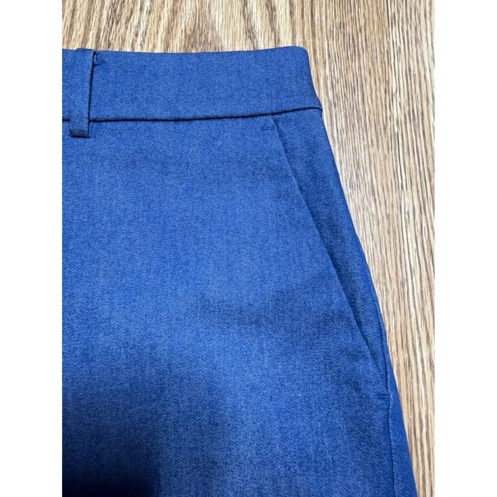 LOFT Riviera Short 18P Blue Curvy Fit Casual Summer Career Shorts Pockets‎ NWOT